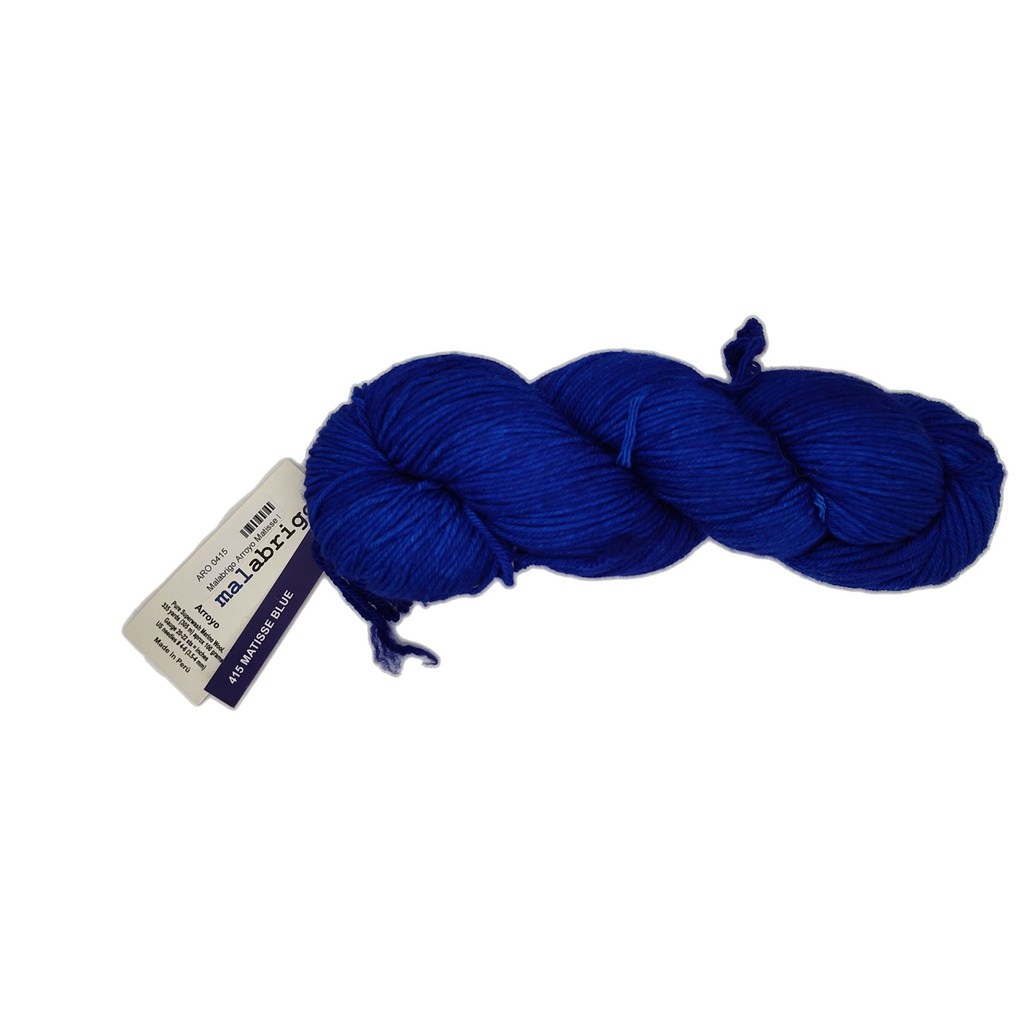 Malabrigo Arroyo Matisse Blue 415