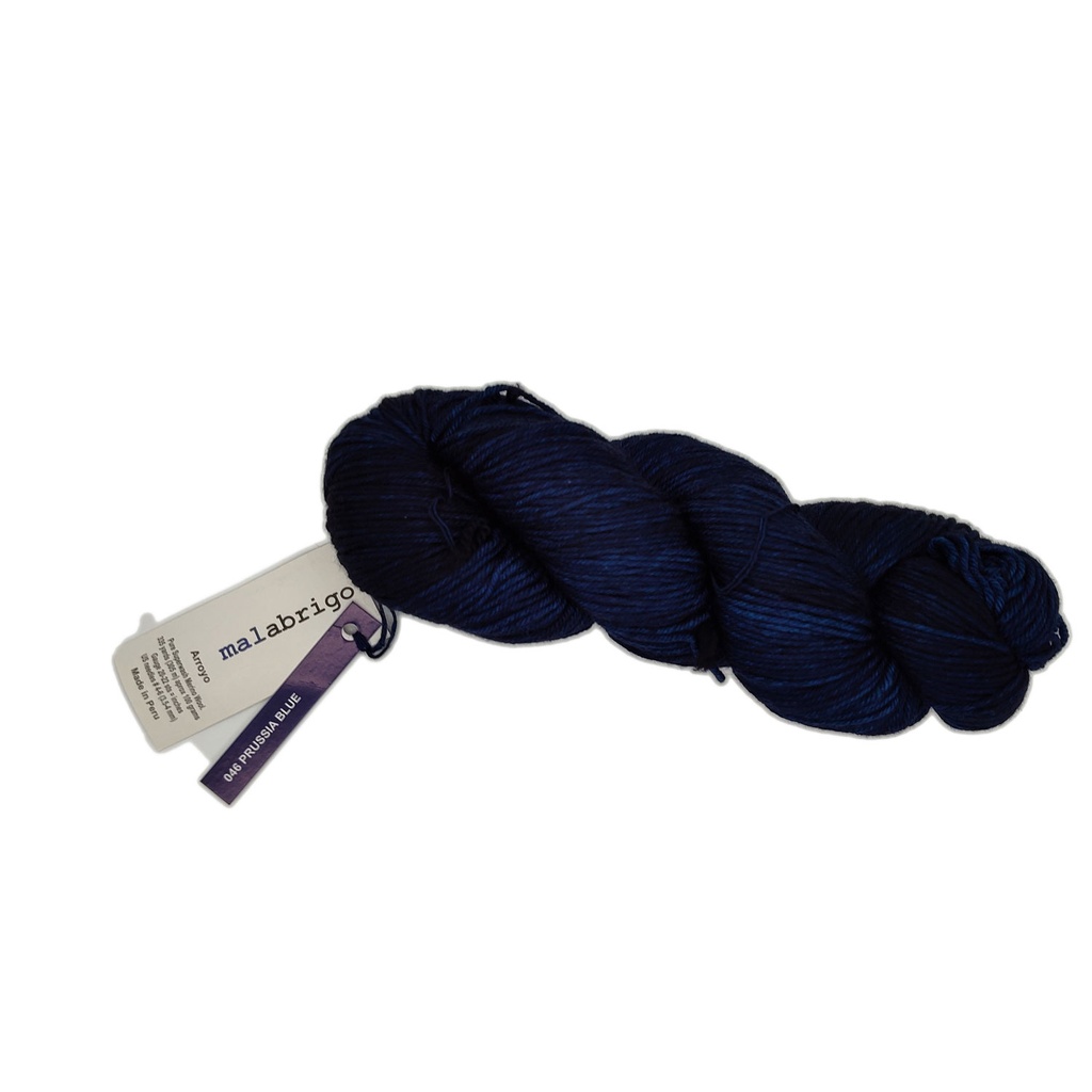 Malabrigo Arroyo Prussia Blue 046