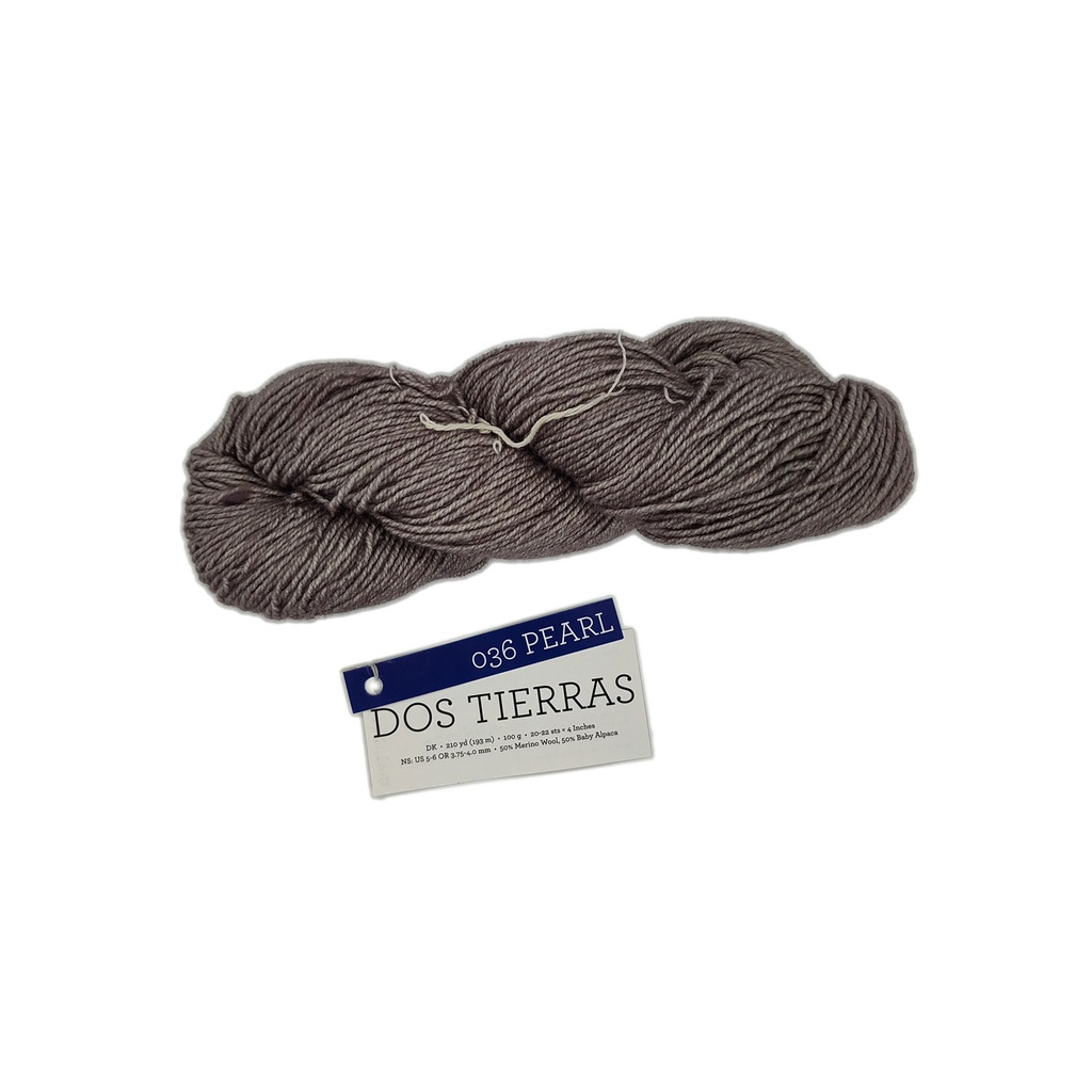Malabrigo Dos Tierras Pearl 036