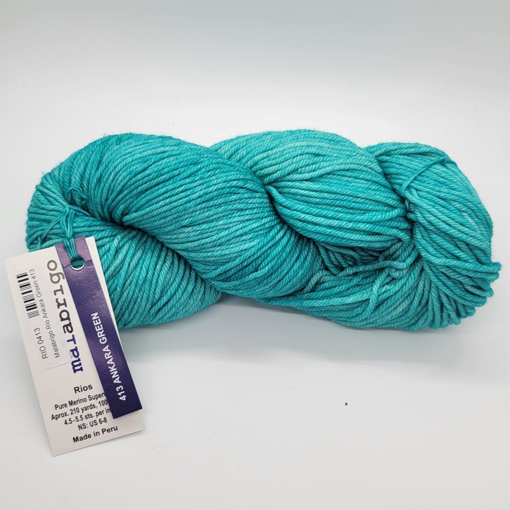 Malabrigo Rios Ankara Green 413