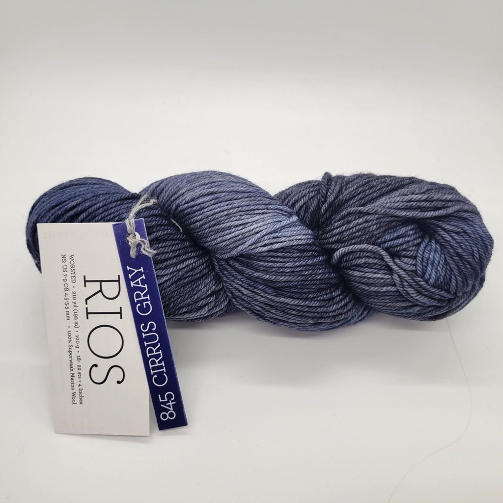 Malabrigo Rios Cirrus Gray 845