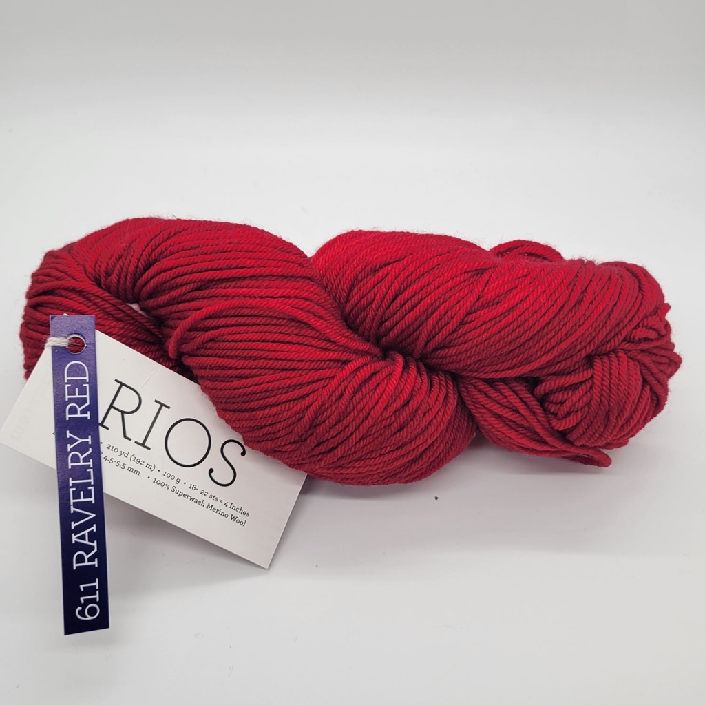 Malabrigo Rios Raverly Red 611