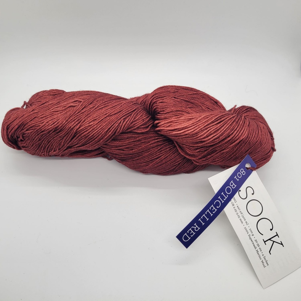 Malabrigo Sock Boticelli Red 801