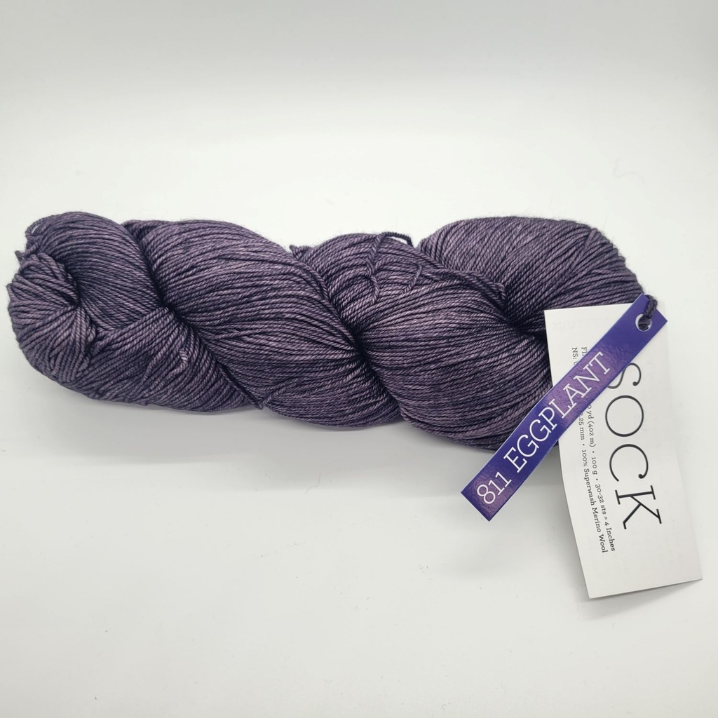 Malabrigo Sock Eggplant 811