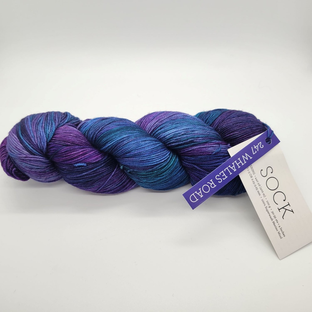 Malabrigo Sock Whales Road 247