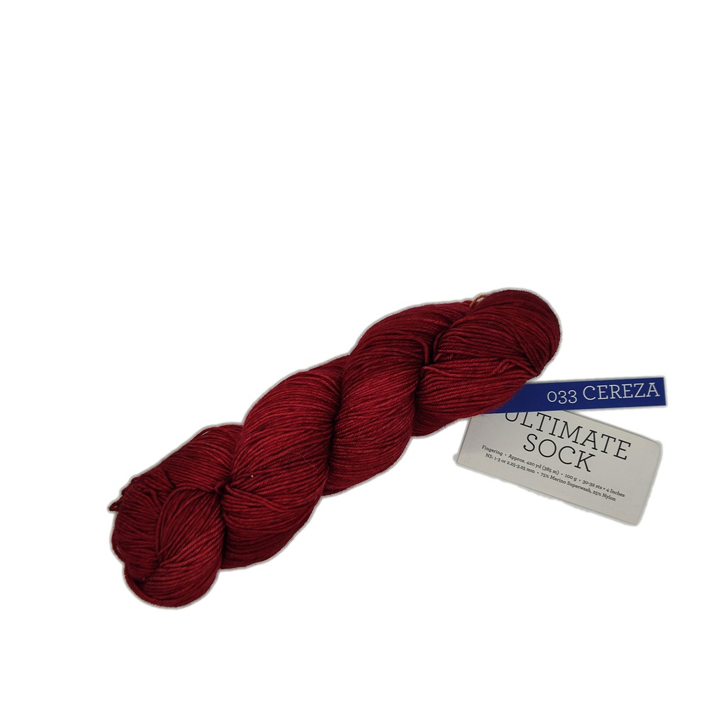 Malabrigo Ultimate Sock Cereza 33