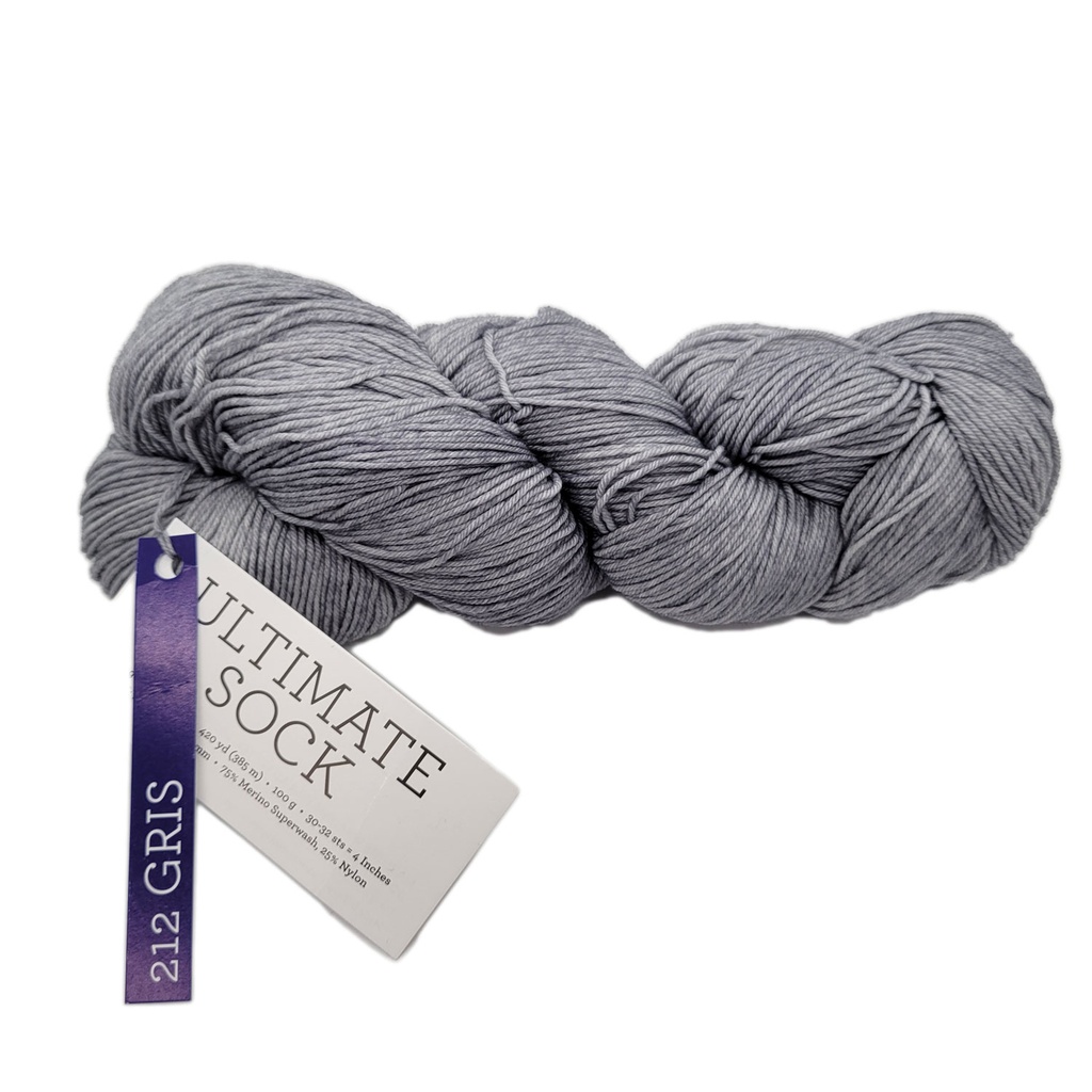 Malabrigo Ultimate Sock Gris 212