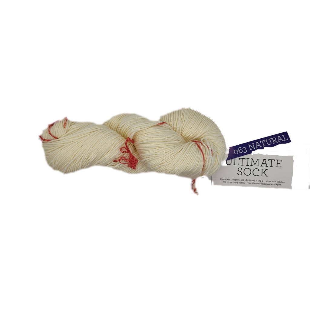Malabrigo Ultimate Sock Natural 63