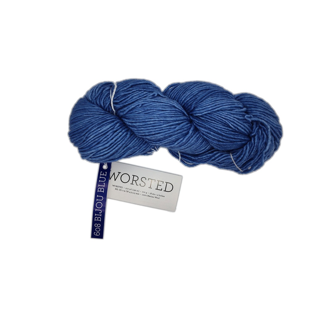 Malabrigo Worsted Bijou Blue 608