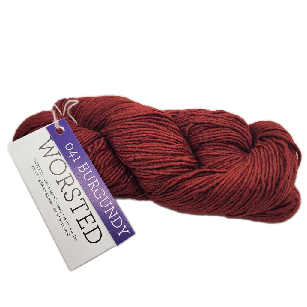 Malabrigo Worsted Burgandy 041