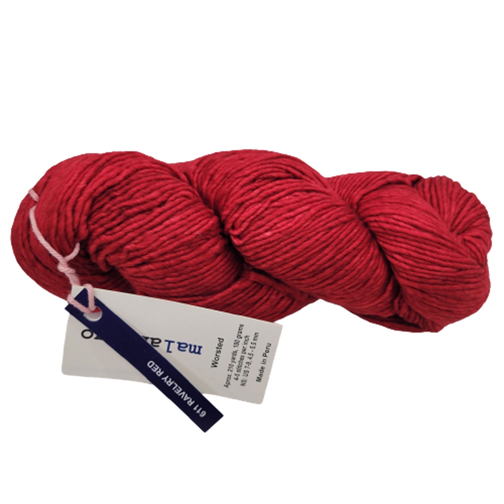 Malabrigo Worsted Ravelry Red 611