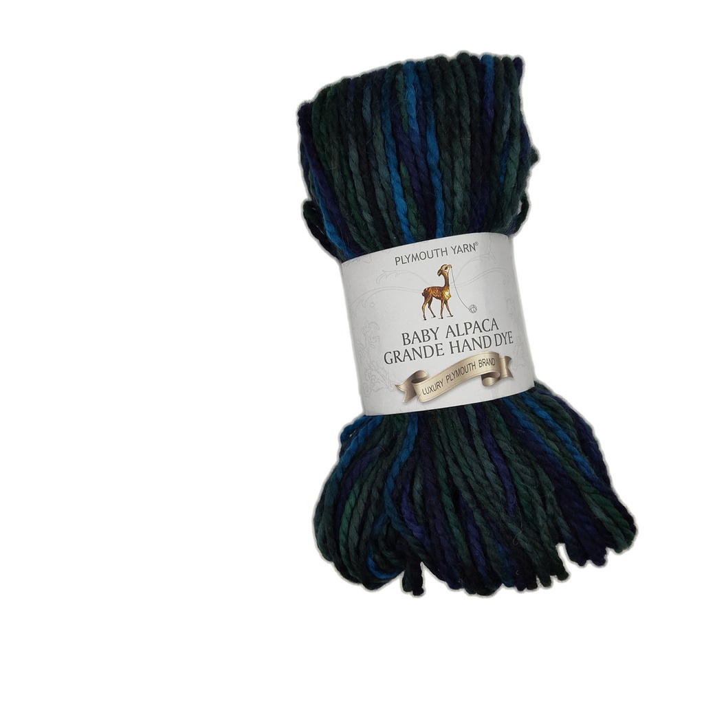 Plymouth Baby Alpaca Grande Hand Dye Teal Mix 05 (discontinued)
