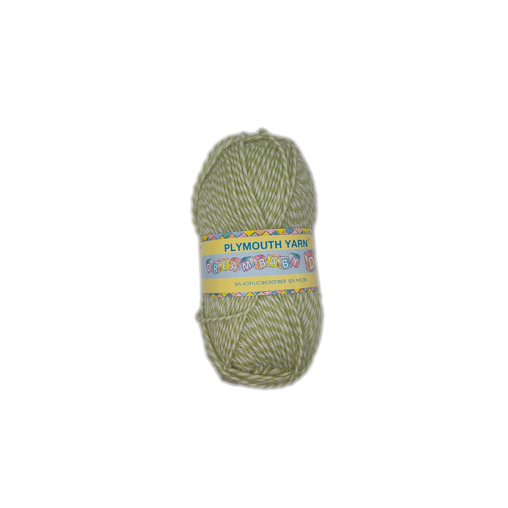 Plymouth Dreambaby DK Marl Green/White 403