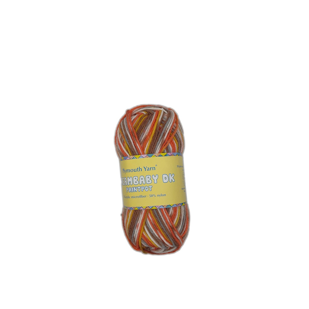 Plymouth Dreambaby DK Paintpot Orange, Brown, Yellow, White