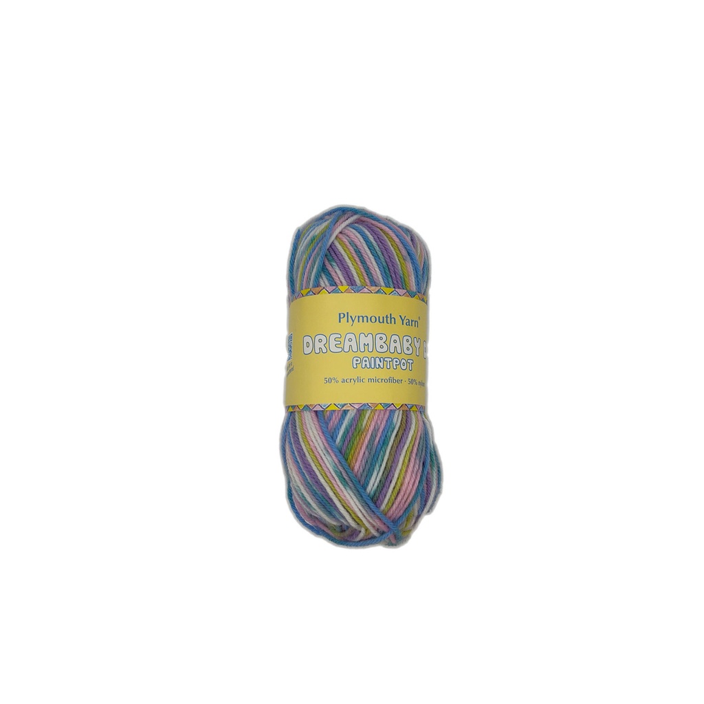 Plymouth Dreambaby DK Paintpot  Pink Green 1408