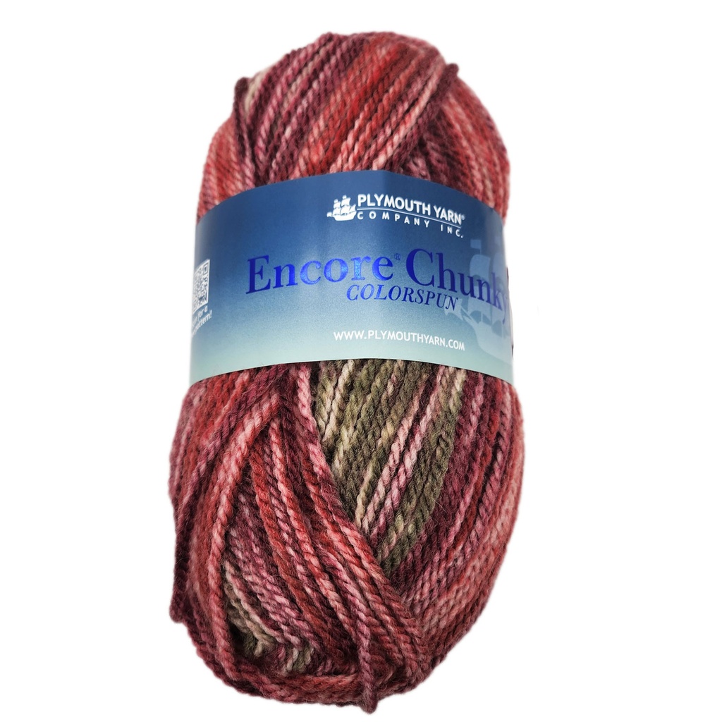 Plymouth Encore Chunky Colorspun Rhubarb Mix 7804