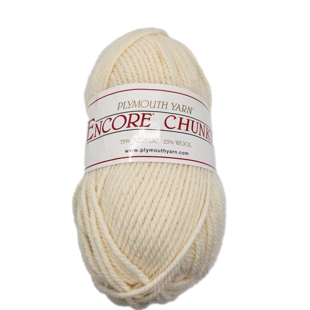 Plymouth Encore Chunky Ecru 256