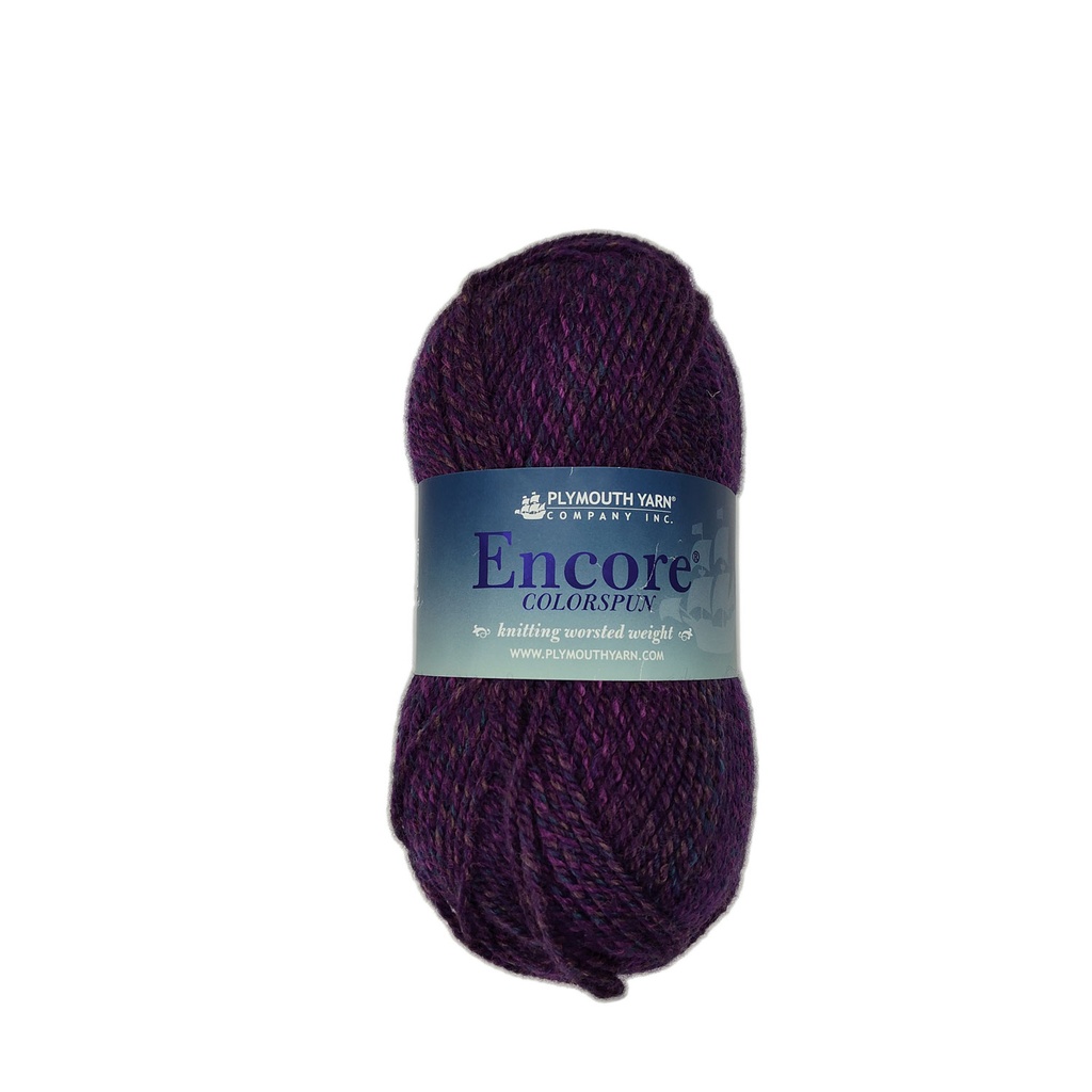 Plymouth Encore Colorspun Berry Grape 7767