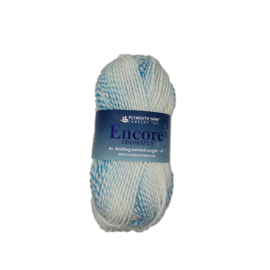 Plymouth Encore Colorspun Blueberry 7747