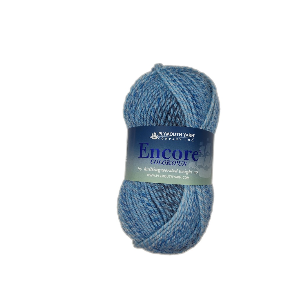 Plymouth Encore Colorspun Multi Blue Drift 7827
