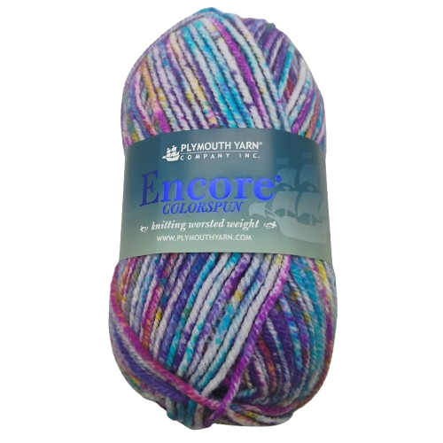 Plymouth Encore Colorspun Rainbow 8004