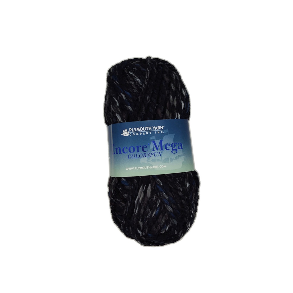 Plymouth Encore Mega Colorspun Charcoal 7160