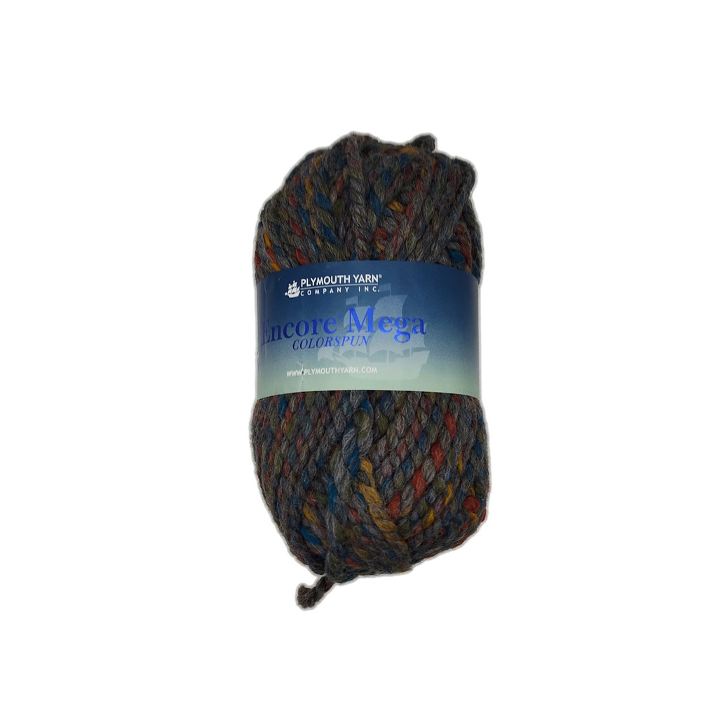 Plymouth Encore Mega Colorspun Grey Primary 7163