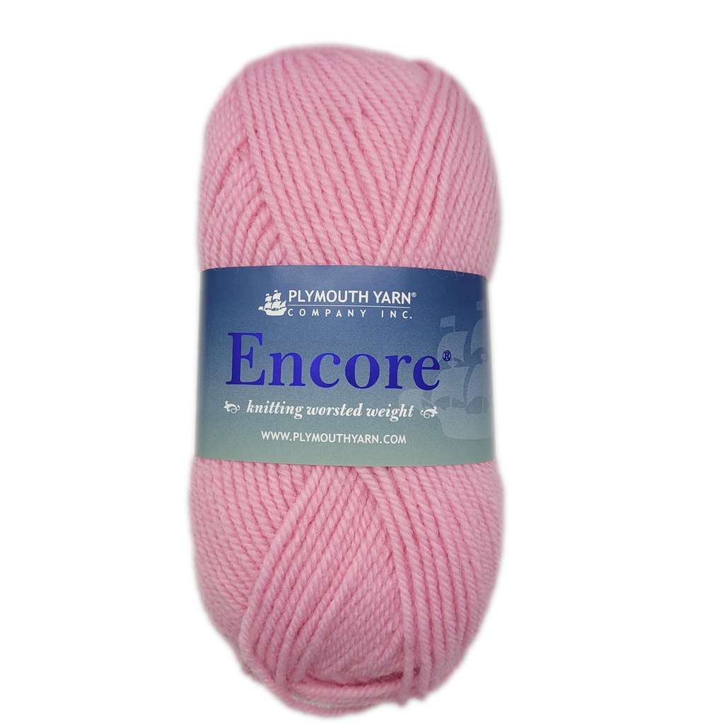 Plymouth Encore Worsted Barbie Pink 449