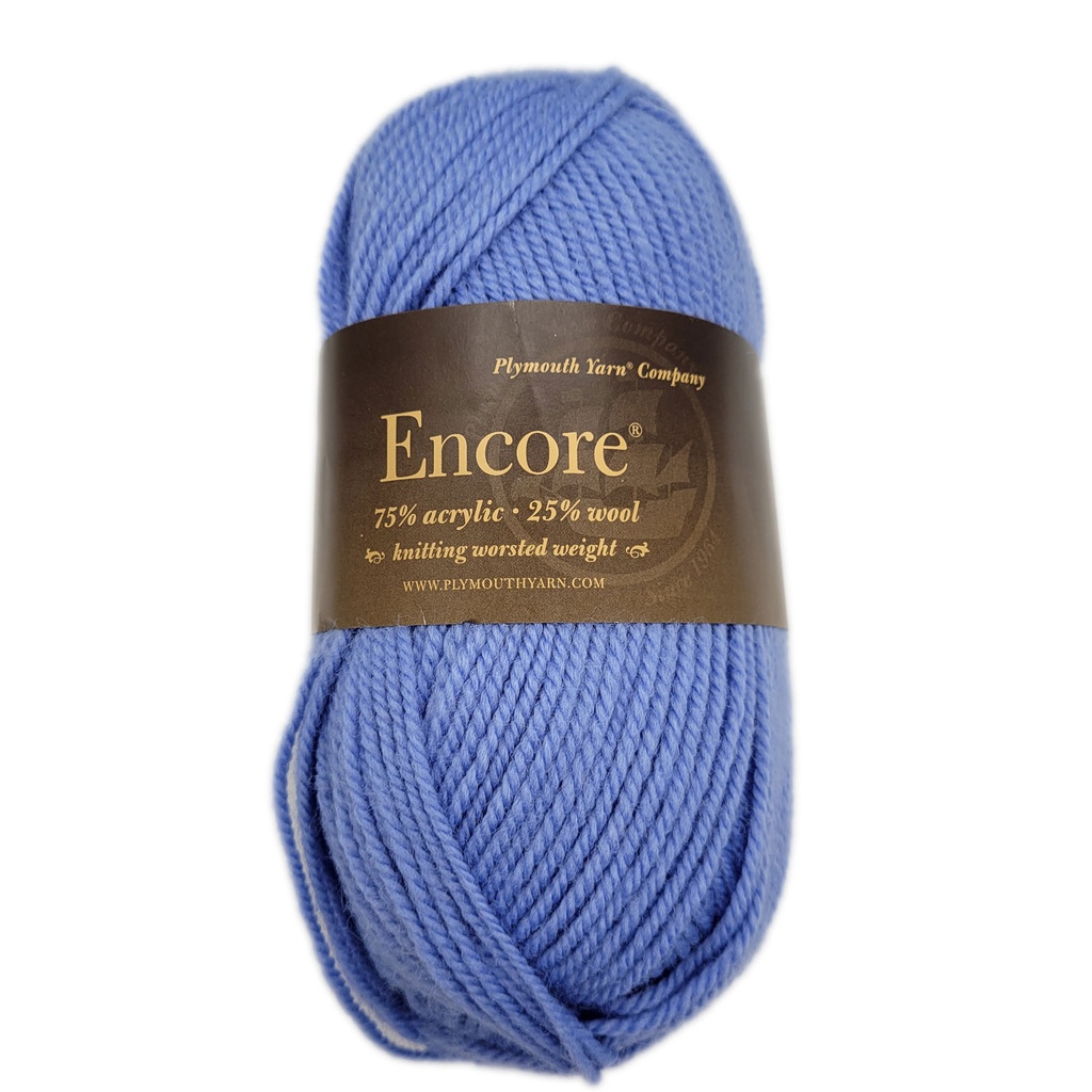 Plymouth Encore Worsted Blue Hydrangea 471