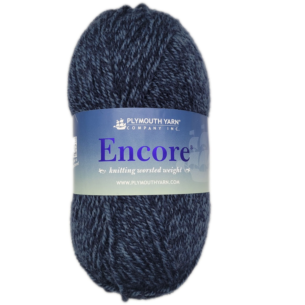 Plymouth Encore Worsted Blue Jeans Mix 403