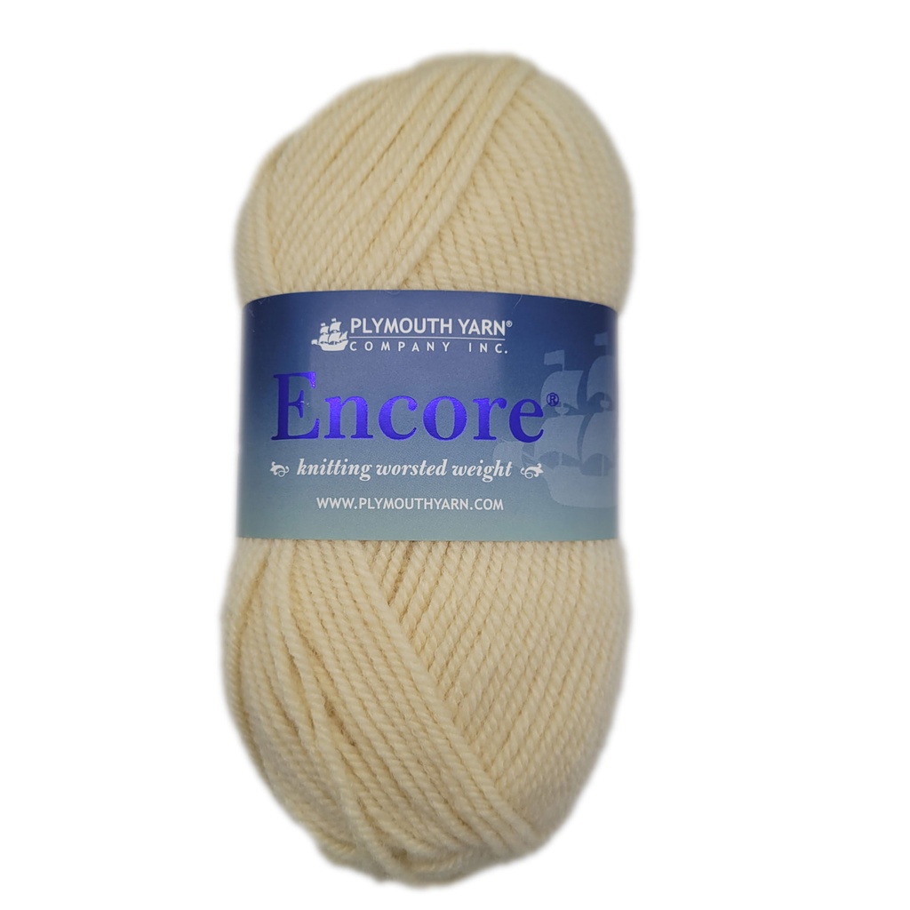 Plymouth Encore Worsted Champagne 218