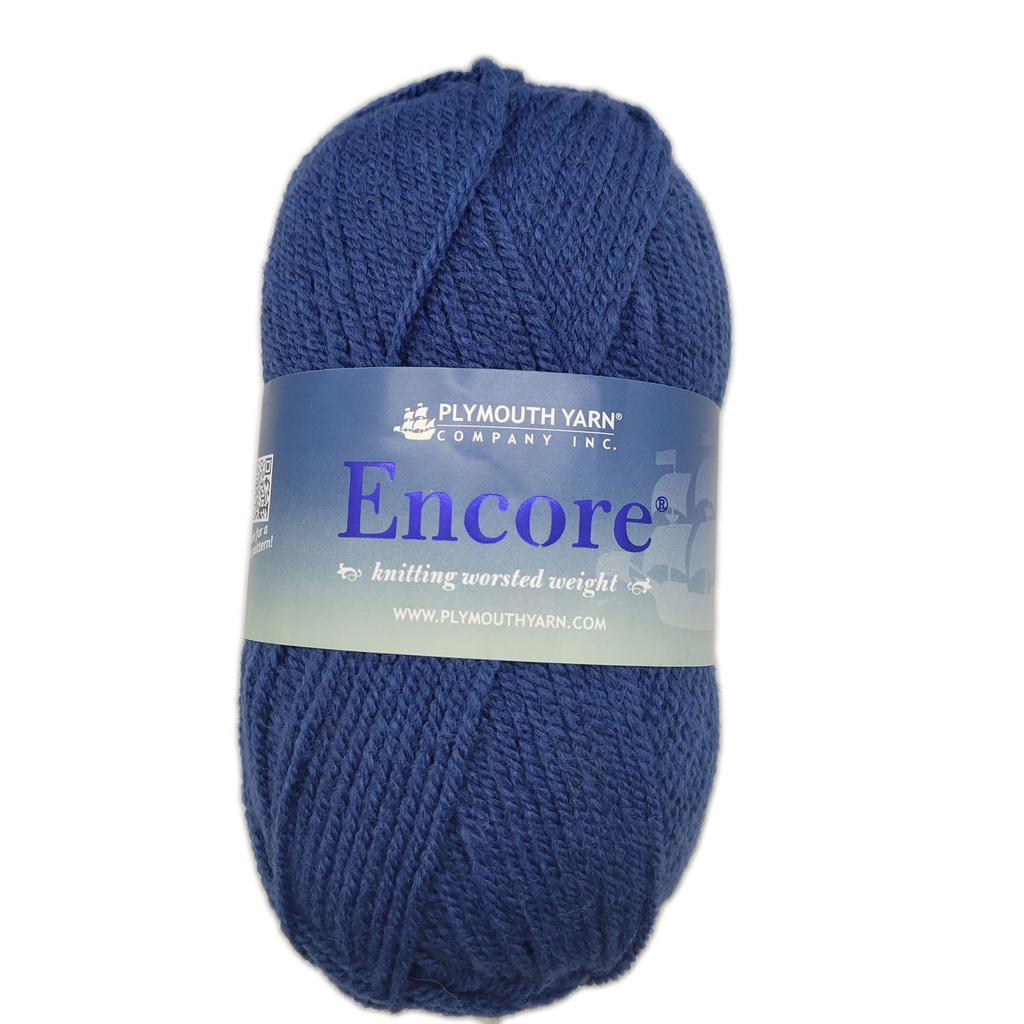 Plymouth Encore Worsted Denim Blue 517