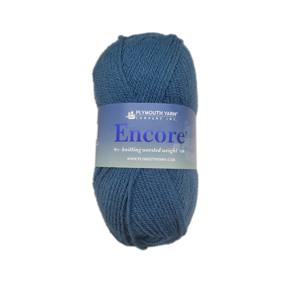 Plymouth Encore Worsted Dk Wedgewood 598