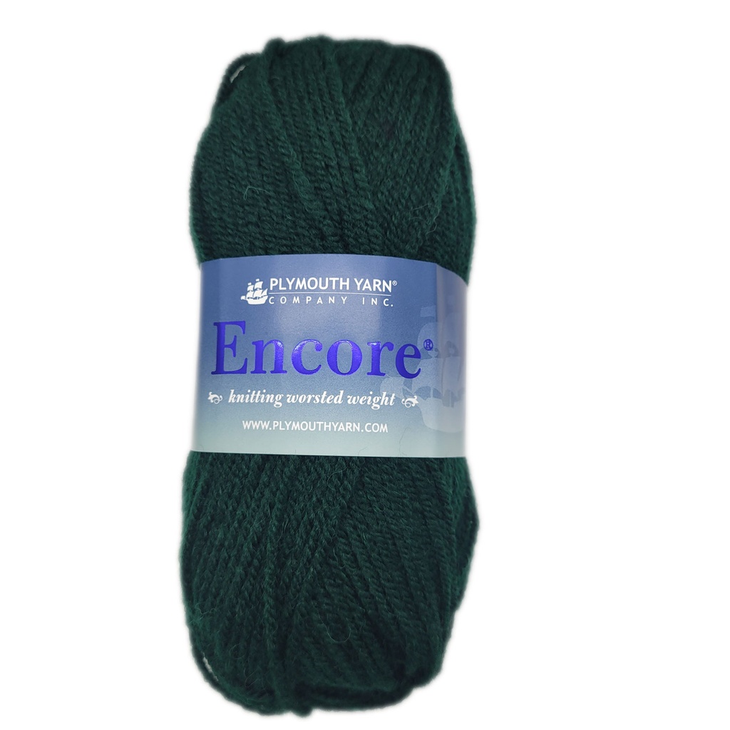 Plymouth Encore Worsted Forest Green 204