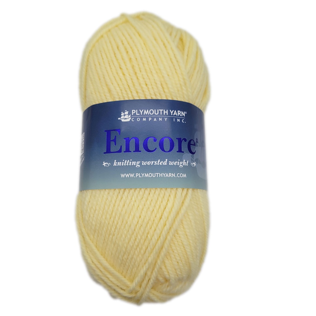Plymouth Encore Worsted French Vanilla 470