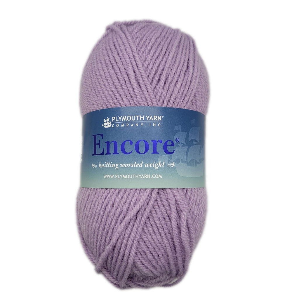 Plymouth Encore Worsted Light Lavender 233