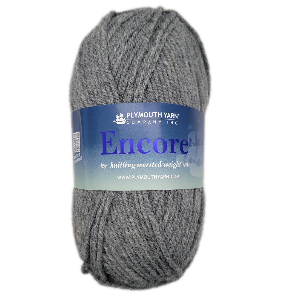 Plymouth Encore Worsted Medium Grey 194