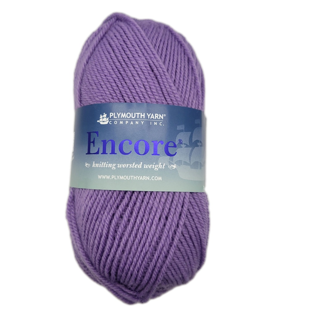 Plymouth Encore Worsted Medium Lavender 1033