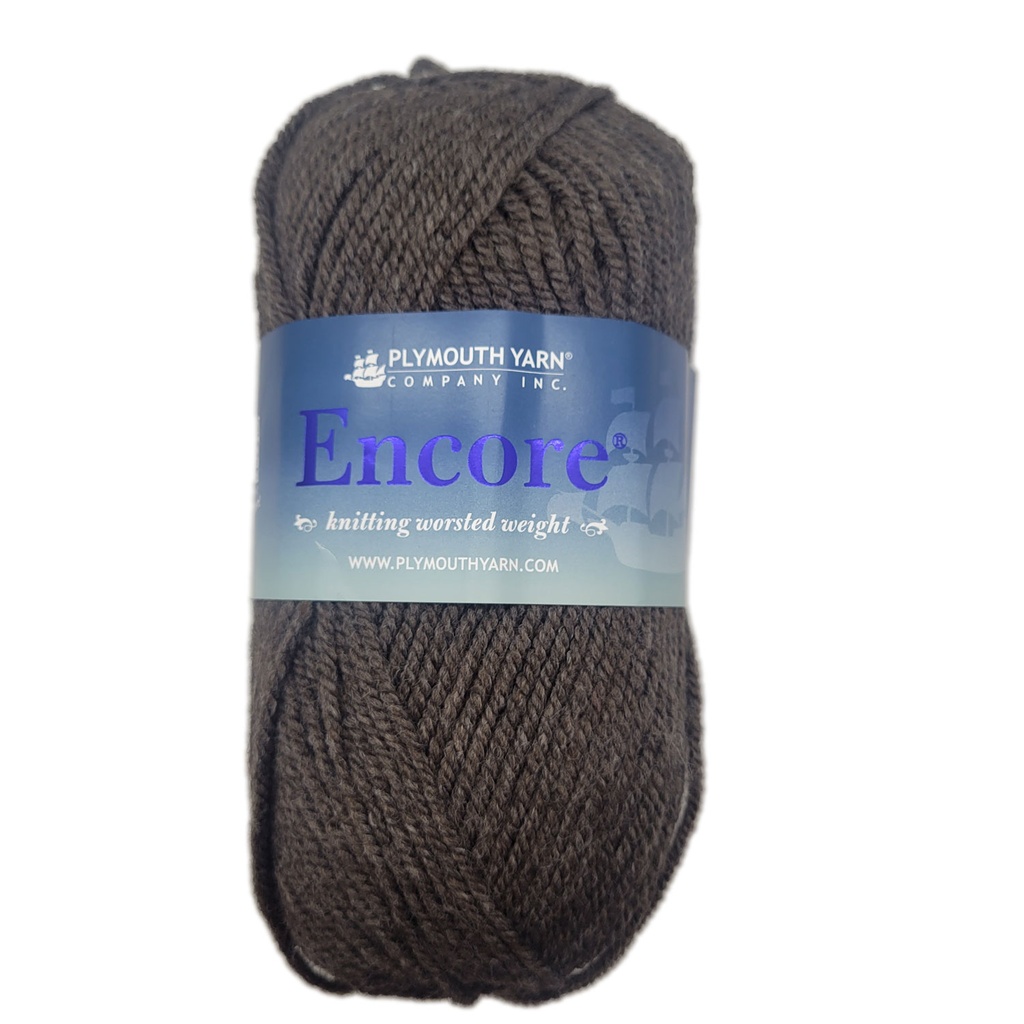 Plymouth Encore Worsted Pecan Pie Heather 1235