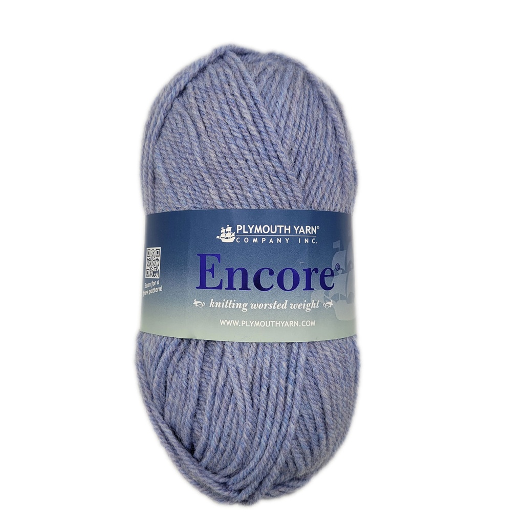 Plymouth Encore Worsted Periwinkle Heather 149