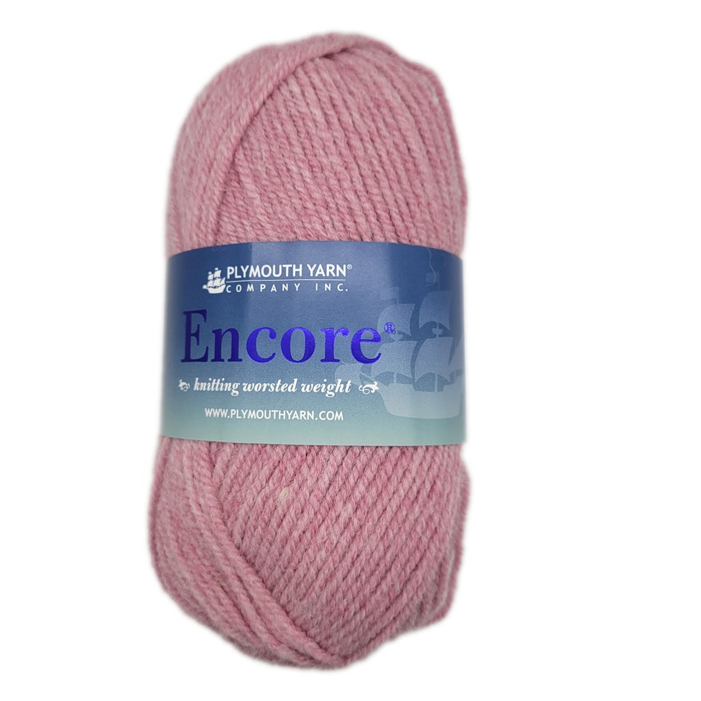 Plymouth Encore Worsted Pink Heather 241