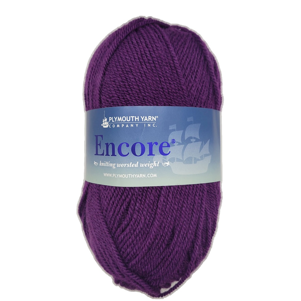 Plymouth Encore Worsted Purple Amethyst 158