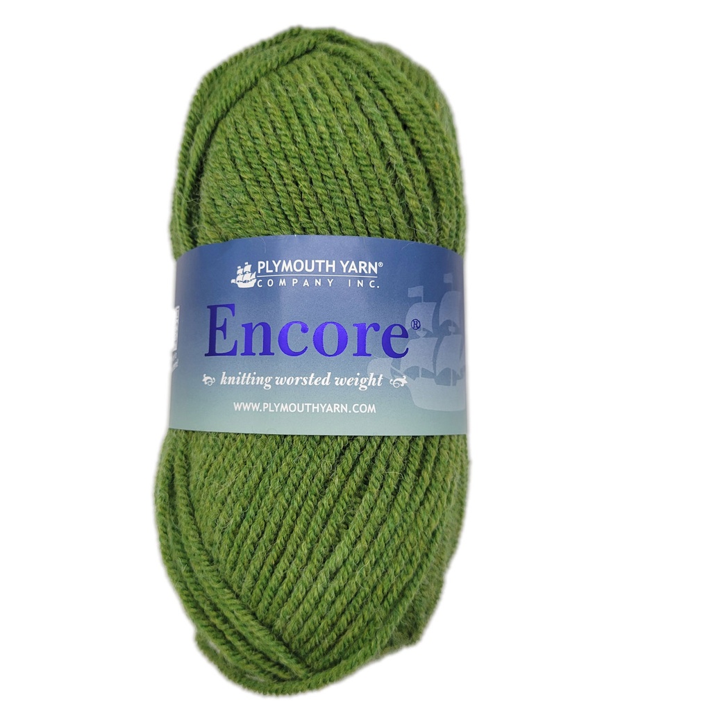 Plymouth Encore Worsted Shamrock Heather 6004