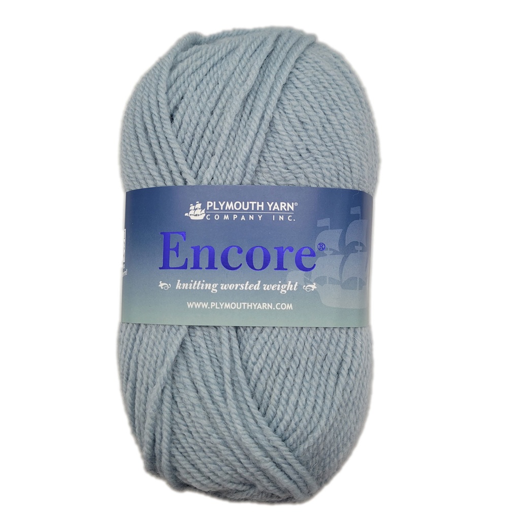 Plymouth Encore Worsted Tranquil Blue 9859