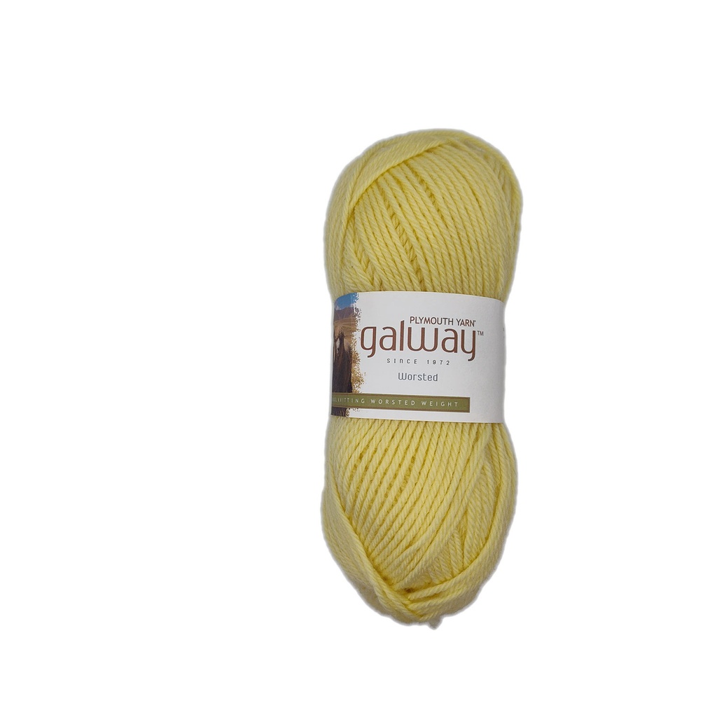 Plymouth Galway Worsted Banana 0088 (discontinued)