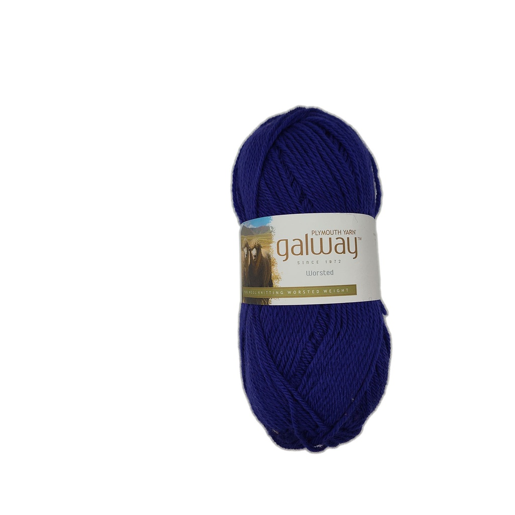 Plymouth Galway Worsted Blueberry 0192