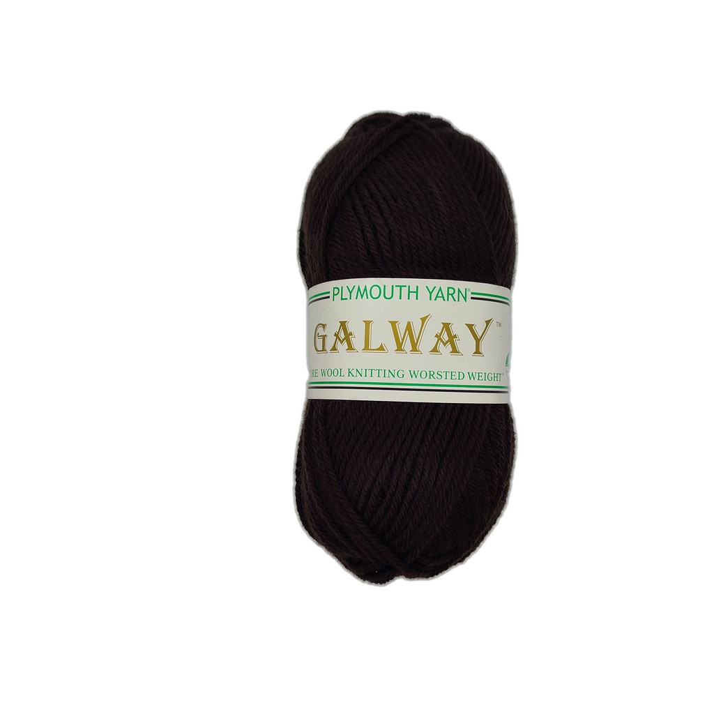 Plymouth Galway Worsted Chocolate 0066 (discontinued)