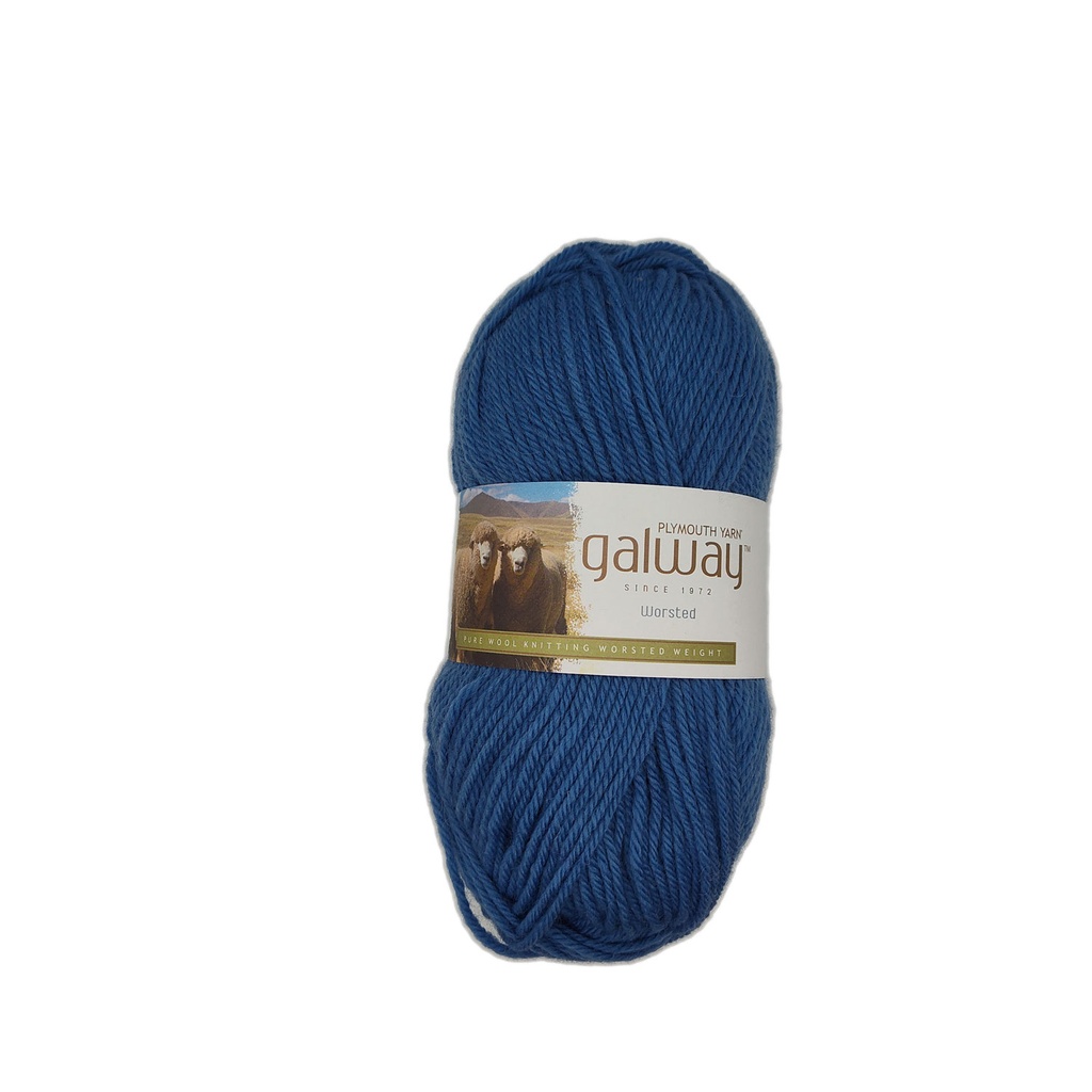 Plymouth Galway Worsted Colonial Blue 0206 (discontinued)