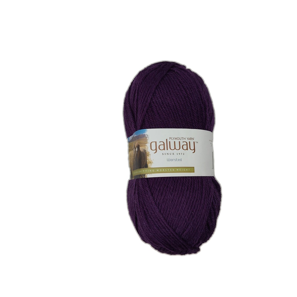 Plymouth Galway Worsted Concord Grape 0013