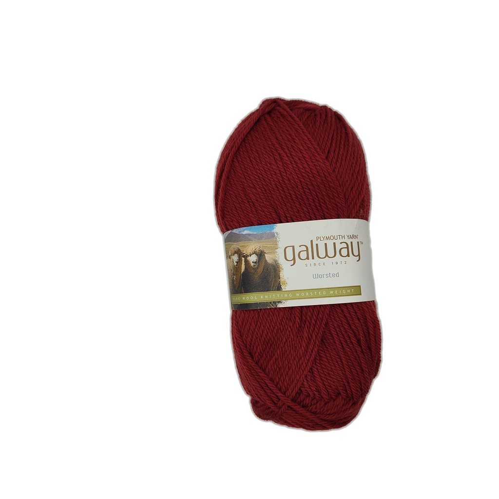 Plymouth Galway Worsted Crimson 0182 (discontinued)